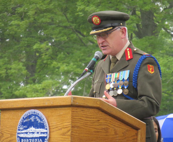 Irish Brigadier General Peter O’Halloran: Ed Forry photo